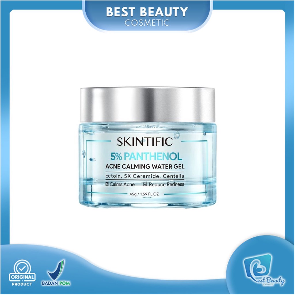 ★ BB ★ SKINTIFIC 5% Panthenol Acne Calming Water Gel 45gr