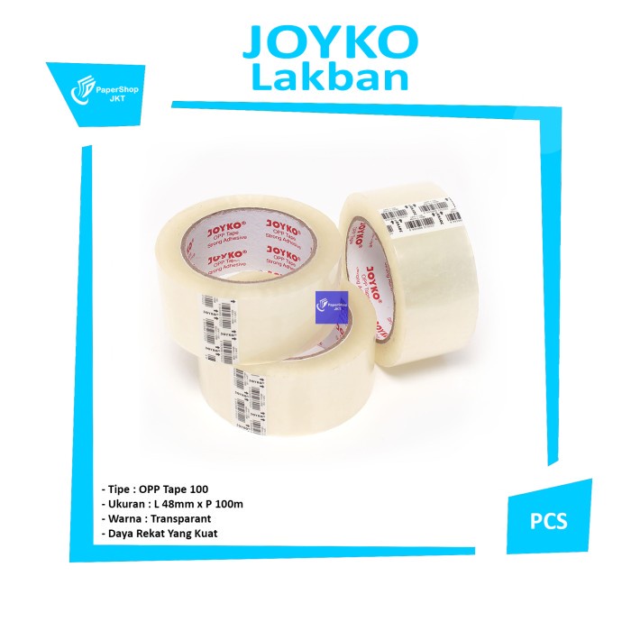 

JOYKO - Lakban Bening dan Coklat 2 Inch x 100Mtr - Roll