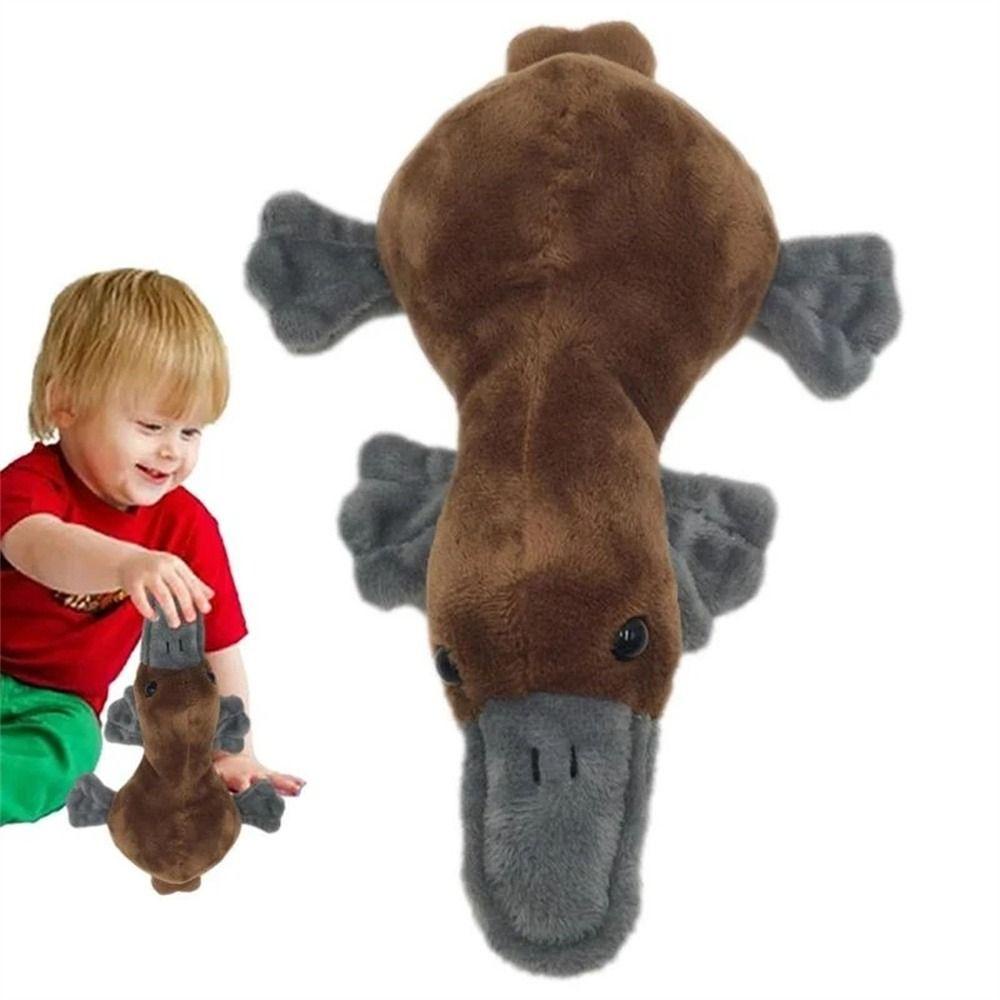 Needway  Platypus Mainan Mewah Lucu Mainan Anak Simulasi Duckmole Kartun Lembut 20 cm Platypus Boneka Boneka