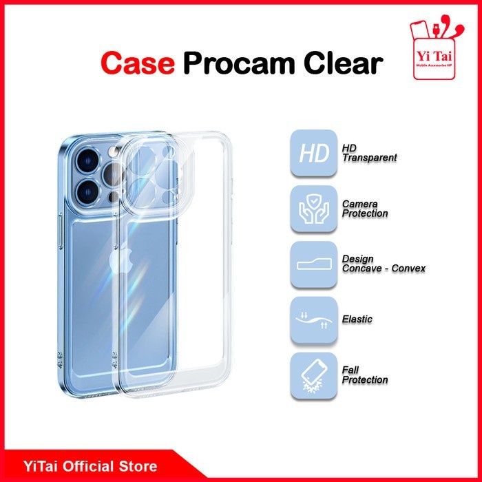 YI TAI - YC38 Case Procam Clear Oppo A57 4G 2022 A77S A76 A96