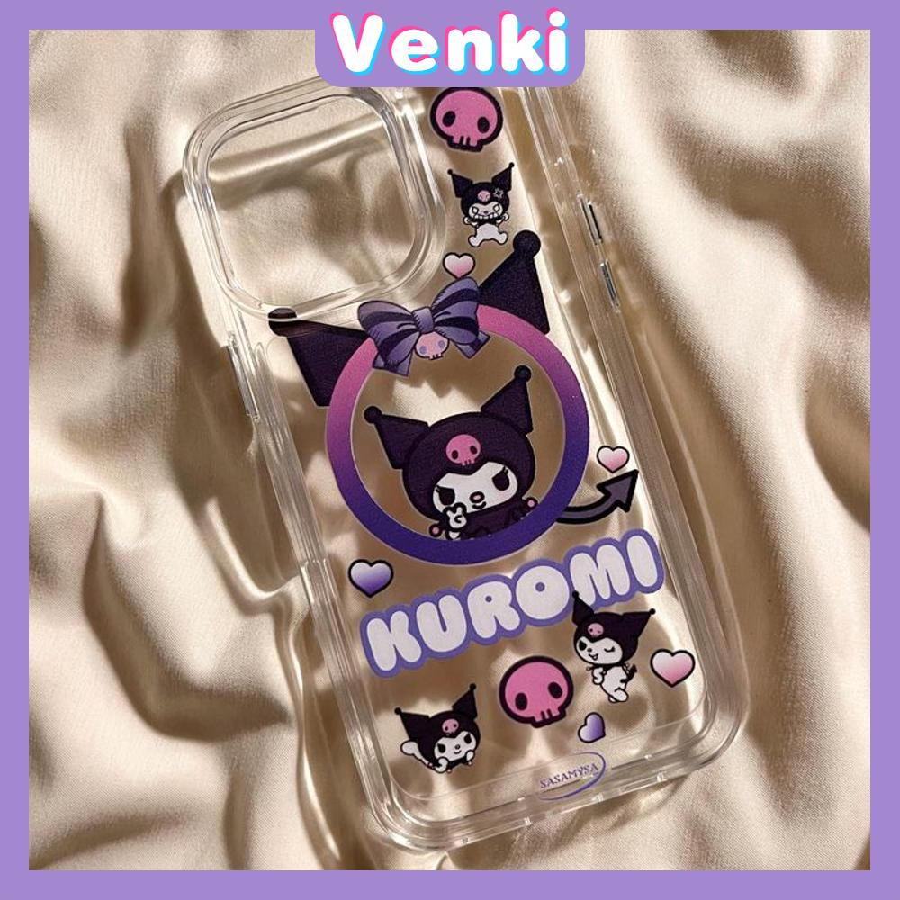 VENKI-Untuk iPhone 11 iPhone Case Bening Lubang Besar Space Case TPU Soft Shell Shockproof Protection Camera Karakter Kartun Lucu Kompatibel dengan iPhone 14 13 Pro max 12 Pro Max xr xs
