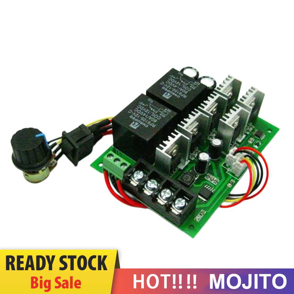 Dc12v 24V 36V Brush Motor Speed Controller 2000W 40A Modul Gubernur Motor