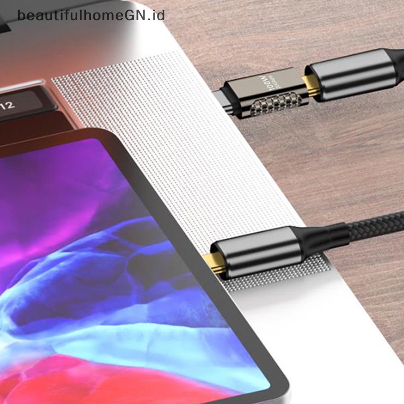 {Cantik} Adaptor Zinc Alloy USB Tipe C OTG 20Gbps Transfer Data USB-C 8K Vedio Connector~