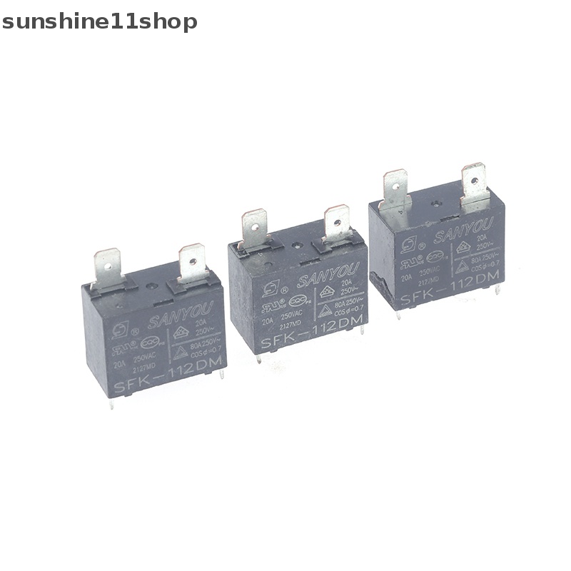 Sho 12VDC 20A 250VAC 4Pins Untuk Ac Inovatif Dan Tergantikan 2/5/10PCS Relay Daya 12V SFK-112DM N