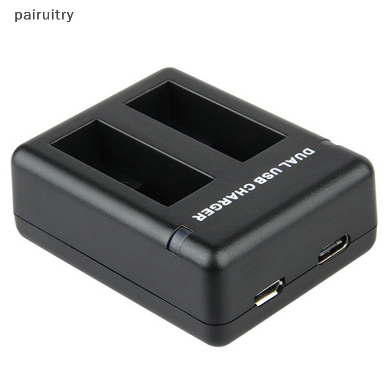 Prt Dual Port Slot Double Charger Untuk Hero9Aksesoris Kamera Action Aksesoris Kamera Action PRT