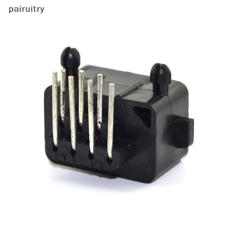 Prt 1PCS 90derajat 7Pin Konektor Female Suku Cadang Pengganti Untuk NES Konsol Soket Controller Konektor Port Socket PRT