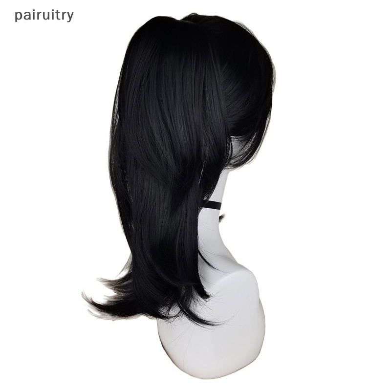 Prt 1Pc Suzume No Tojimari Suzume Cosplay Wig 60cm Wig Hitam Cosplay Anime Rambut Palsu PRT