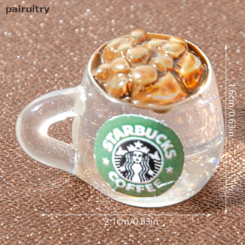 Prt 5pcs Kawaii Resin Cangkir Minuman Flatback Cabochon Scrapbooking Cocok Telepon Untuk Rambut Busur Hiasan Diy Aksesoris PRT