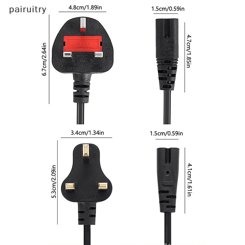 Prt 1pc Alat Cukur Cas Perlengkapan Universal Razor Cord Alat Cukur Elektrik Kabel PRT