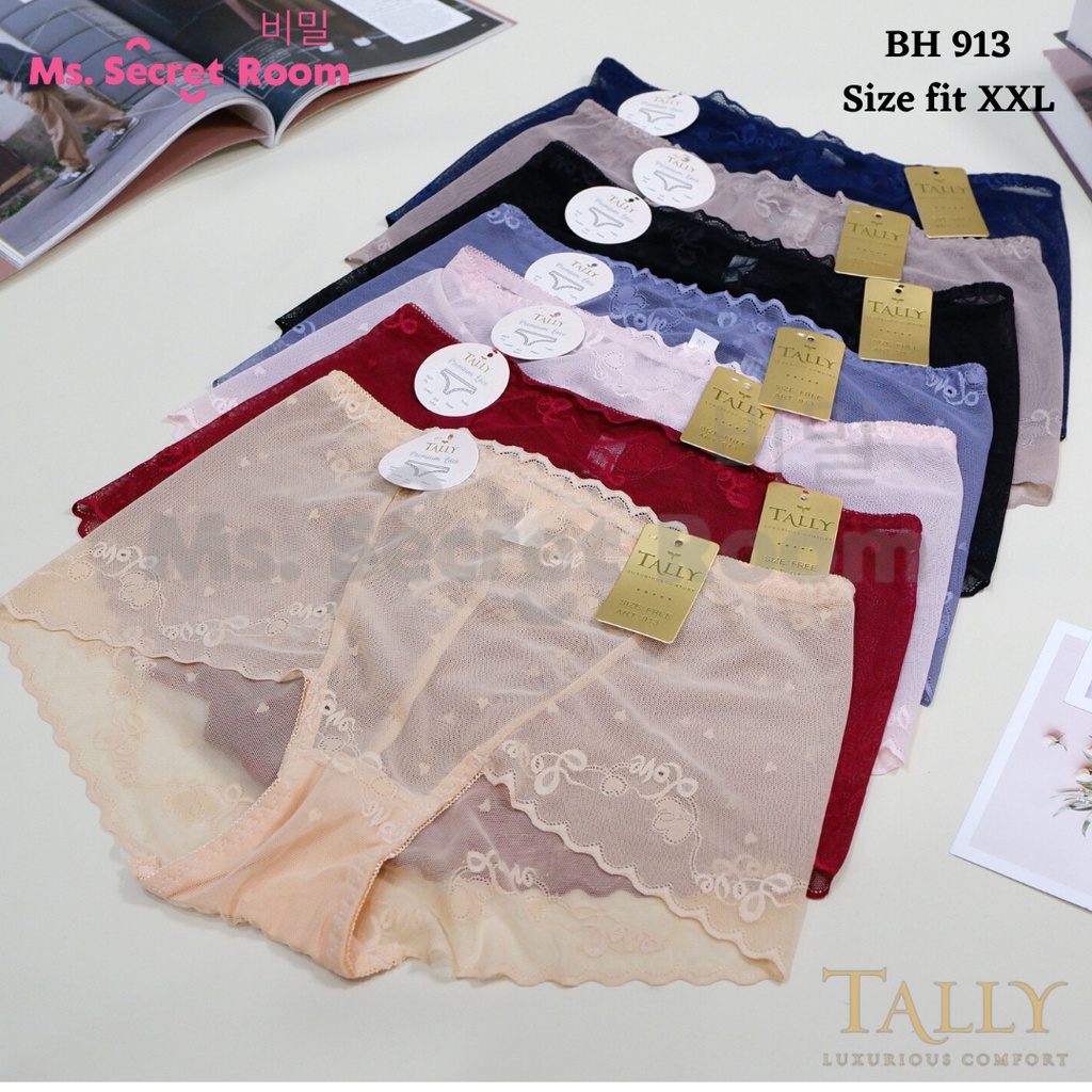 TALLY CD CELANA DALAM RENDA 913 I FREE SIZE I FIT XXL I BAHAN PREMIUM LACE I HIGH WAIST