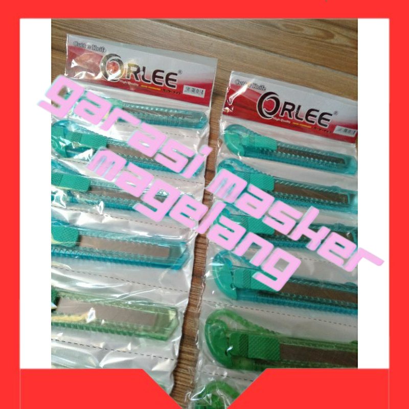 

CUTTER ORLEE 1RENTENG (isi12) Berkualitas,Termurah...