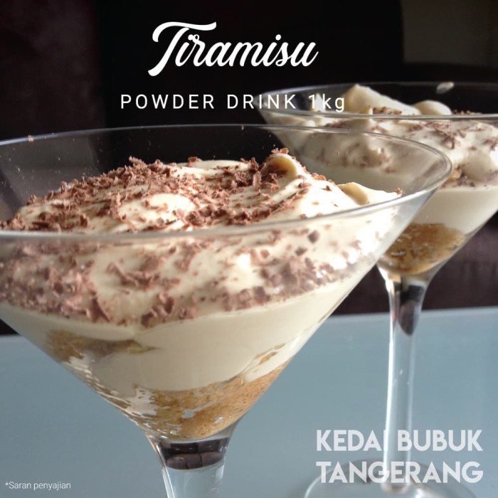 

Promo Bubuk Minuman Tiramisu bubble drink Powder drink 1kg Javaland