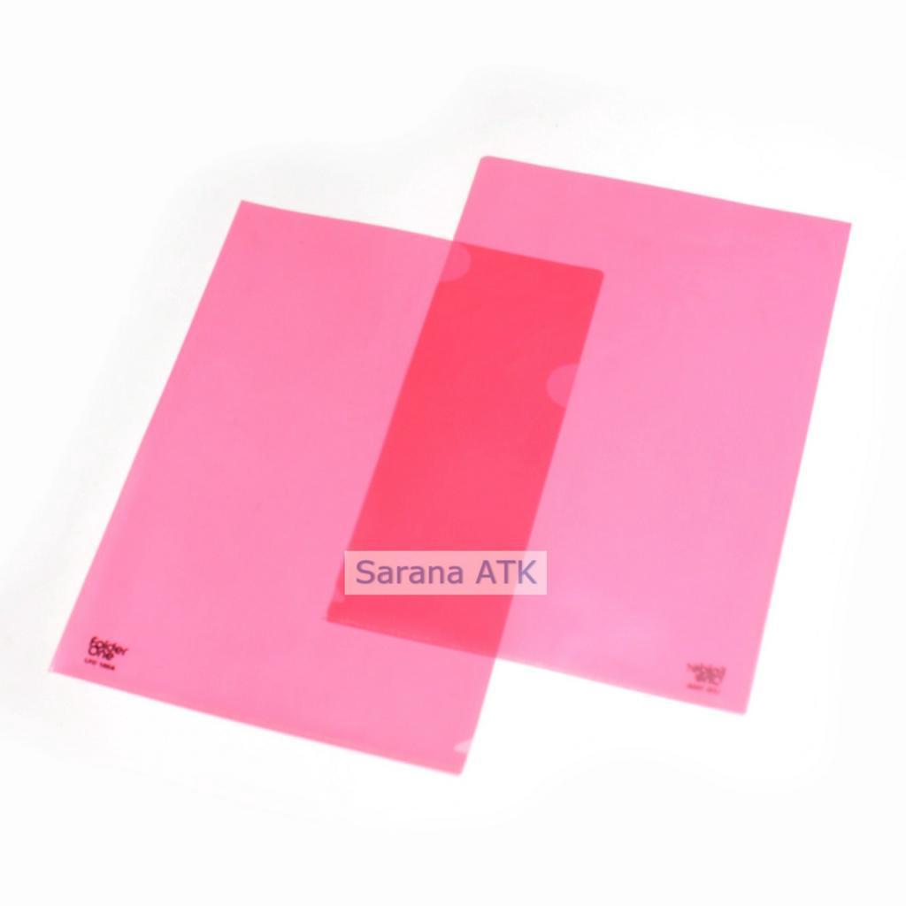 

FOLDER ONE - Map L Bening A4 Warna Merah [1 LUSIN]