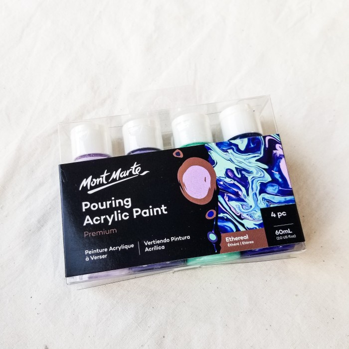 

Mont Marte Pouring Acrylic Paint Set 4 pcs 60ml - Symphony