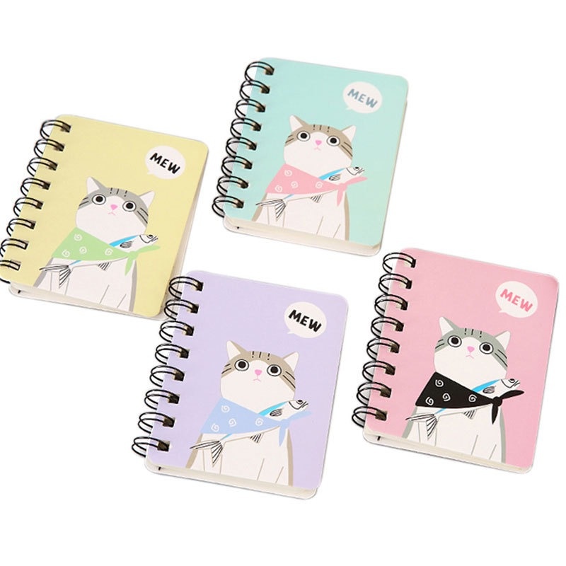 4pcs Buku Tulis Kecil Memo Kertas Notebook Notepad Mini OSM-ST0393