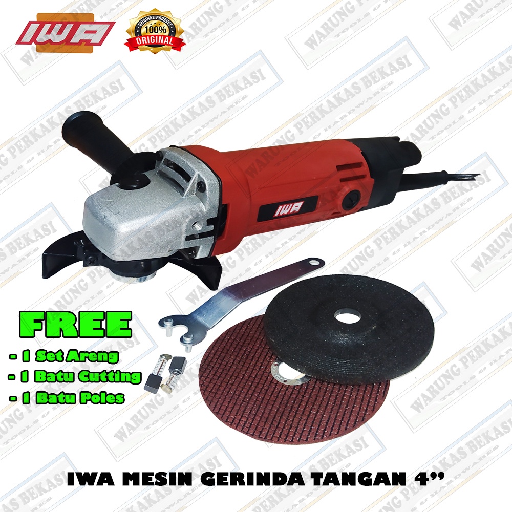 Makita M0900B 4&quot; Mesin Gurinda Listrik Grinder Tangan Gerinda 4 Inchi 100mm