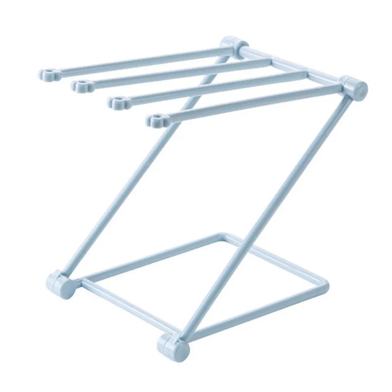 Rak Handuk Gantung Holder/Foldable Storage Rack Shelf /Cupboard Rak Kain Gantungan Perlengkapan Rumah Tangga