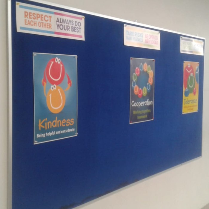 

softboard-cork board papan pengumuman tempel terima custom 120 x170cm