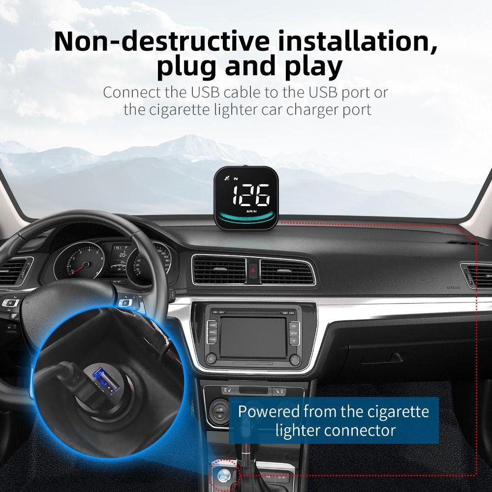 Populer Head-Up Display New On-Board Komputer Hud Gps Smart Digital