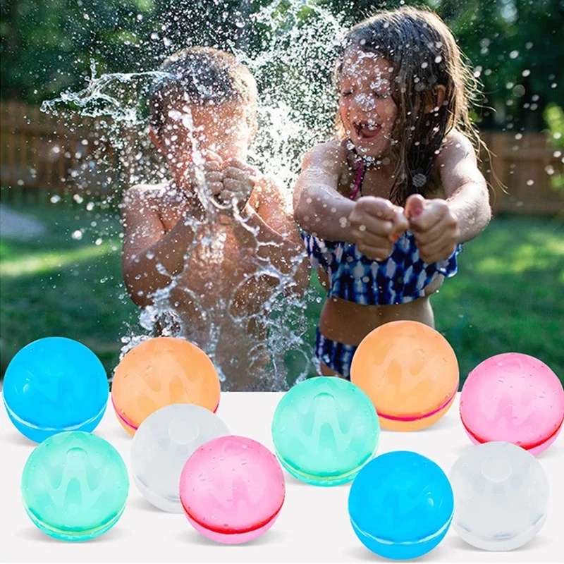 [HOT Deals] Reusable Water Balloons/ Mainan Air Musim Panas Untuk Anak-Anak/ Splash Balls Water Games/ Kolam Renang Pantai Pesta Bermain Waterballons