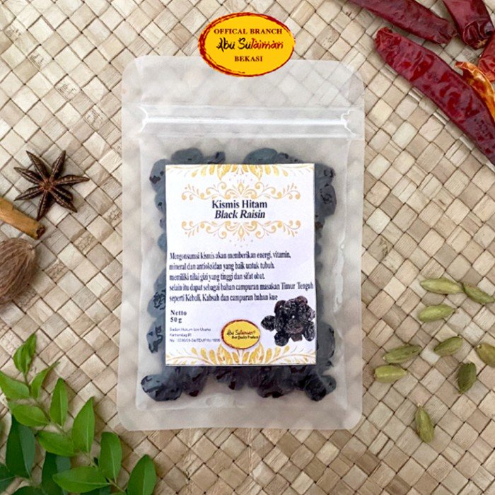 

Kismis Hitam / Black Raisin Pilihan Abu Sulaiman