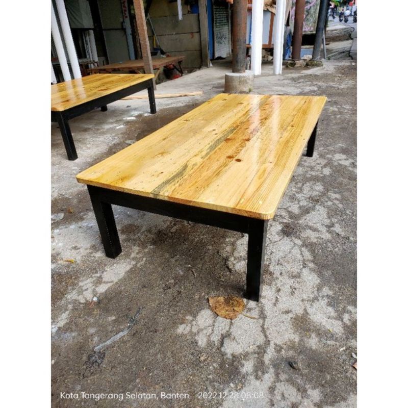 (013).  meja lesehan makan meja lesehan cafee kayu jati belanda
