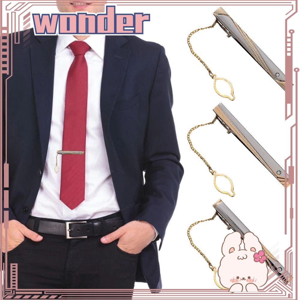 Wonder Tie Clip Formal Bar Clasp Tie Pin Perhiasan Bar Bros Clasp