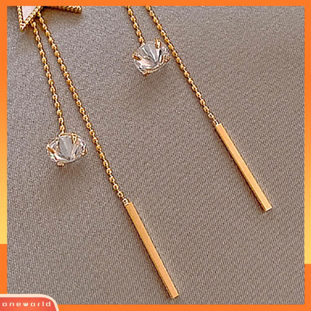 [WOD] 1pasang Anting Bentuk Semesta Rumbai Wanita Women Anting Rumbai Panjang Untuk Perjamuan