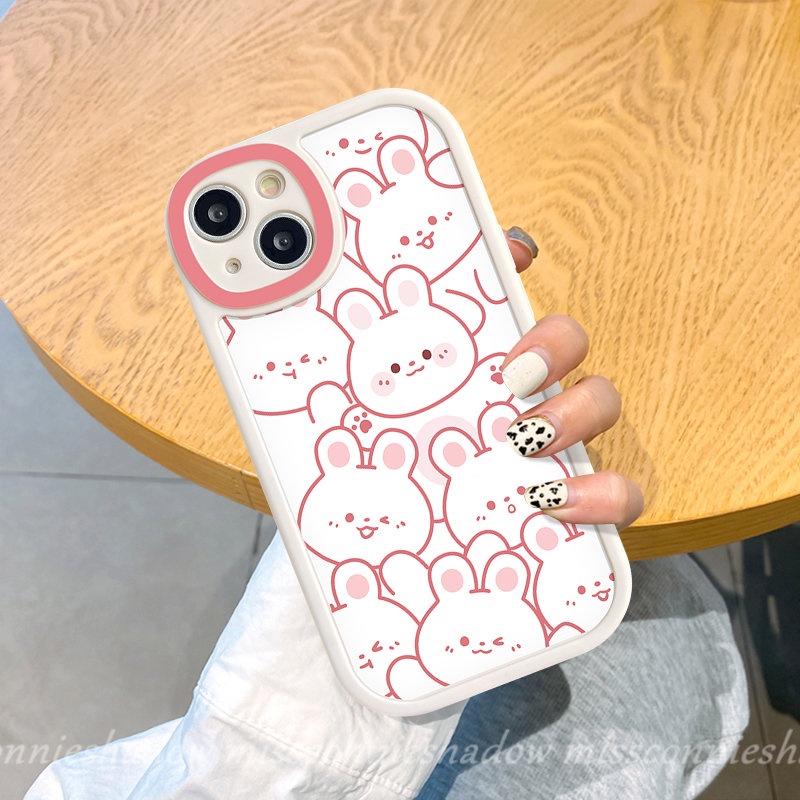 Soft Case Untuk Redmi Note8 11 10s 11s 10 10Pro 9s 9k40s 8 Pro 11Pro+POCO X3 NFC Pro M3 F4 Mi 12 11T 11 Lite Redmi A1 10C 12C 9T 9C 10 10A 9A Lucu Duck Rabbit Couple Full Sarung