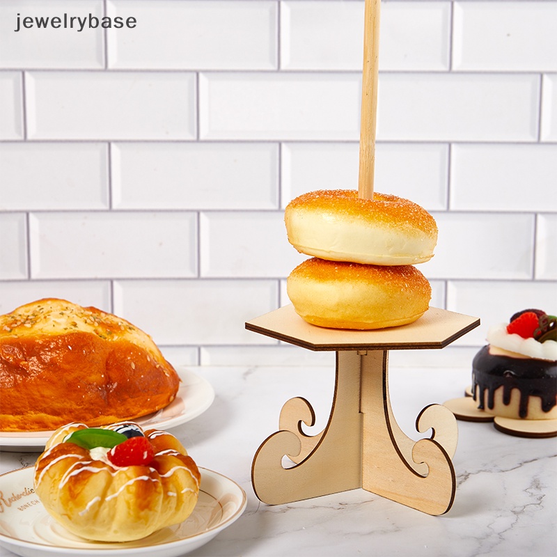 [jewelrybase] 1pcs Stand Display Donat Donut Dekorasi Pesta Tempat Donat Butik Pesta Pernikahan