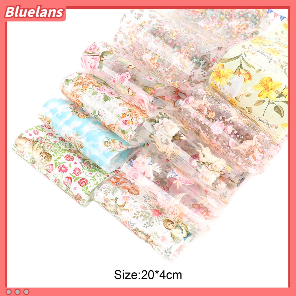 [BLM] 10pcs Stiker Kuku Motif Cupid Tahan Lama DIY Transfer Cupid Manicure Decor Untuk Wanita