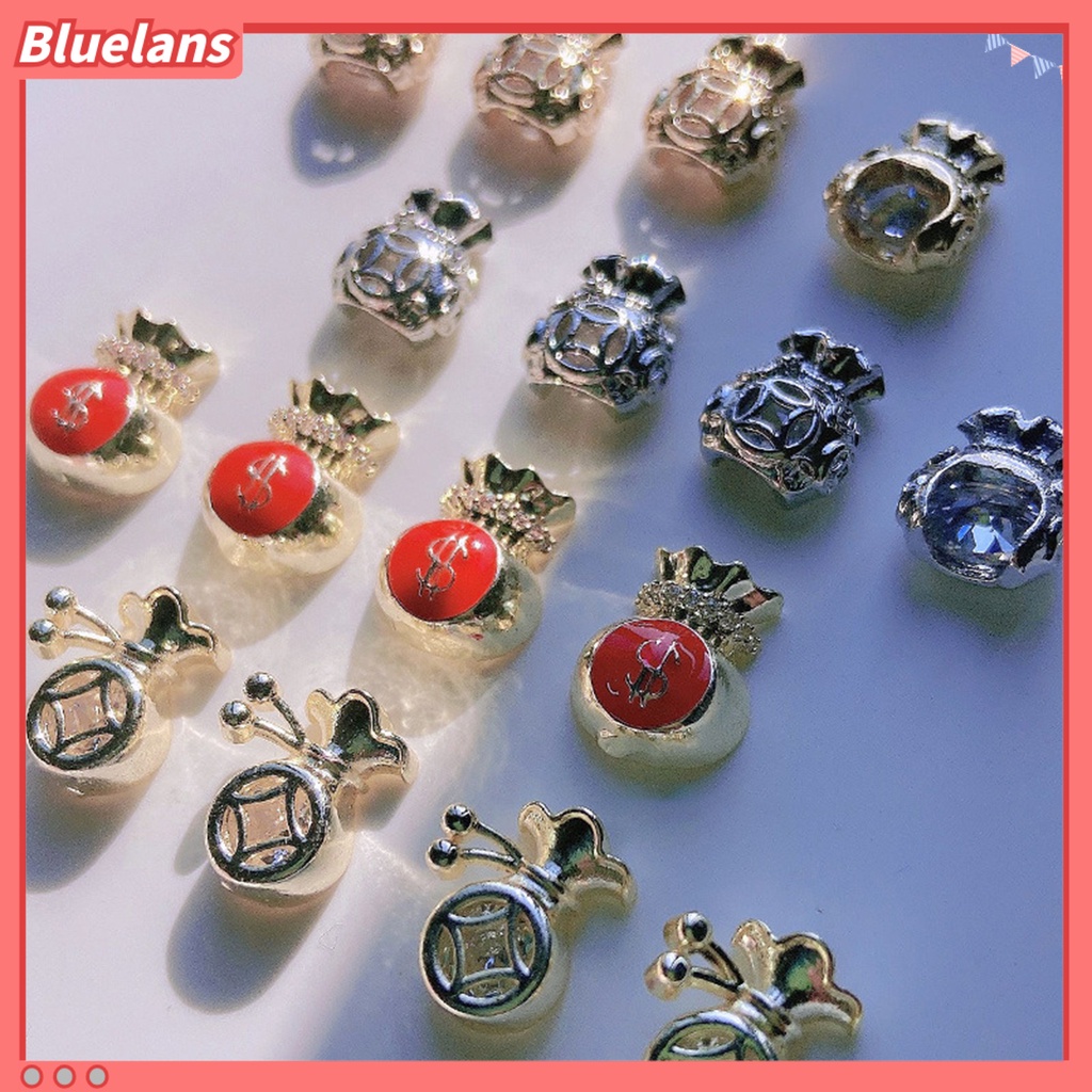 [BLM] Dekorasi Kuku Indah Nail Art Desain Aksesoris Nail Cubic Zirconia Alloy Perhiasan Untuk Salon Kuku