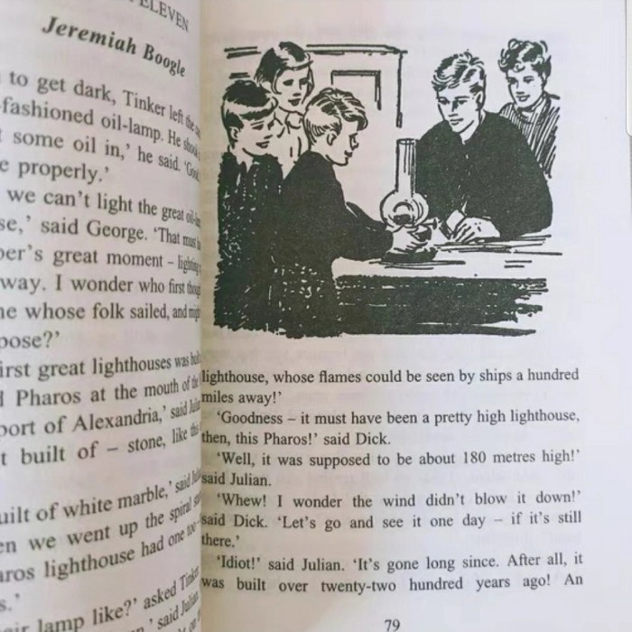 Enid blyton the famous five series box set English book