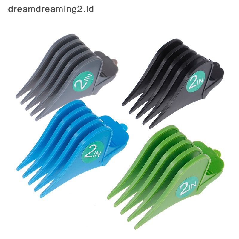 (drea) 3pcs Ukuran Besar 32 /38 /51mm Limit Comb Trimmer Cutg Guide Clipper Untuk Wahl //