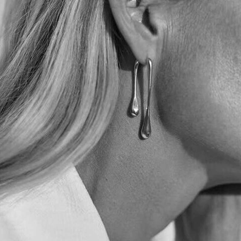 Perhiasan Trendi Anting Geometris Anting Geometris Laris Anting Drop Untuk Wanitahadiah Pesta