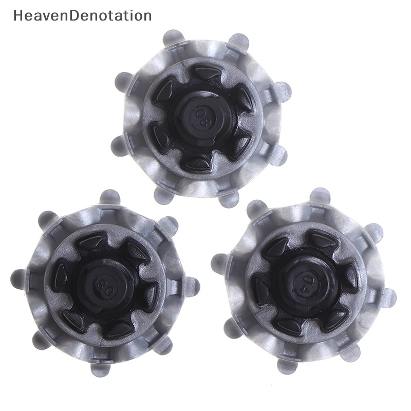 [HeavenDenotation] 14x Perak Sepatu Golf Paku Putaran Cepat Studs Cleats Softspikes Untuk Footjoy HDV
