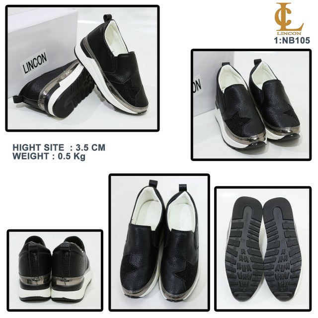 PROMO SALE Sepatu Wedges Wanita KOREA NB 105 TOP QUALITY Sepatu Wanita Impor Batam