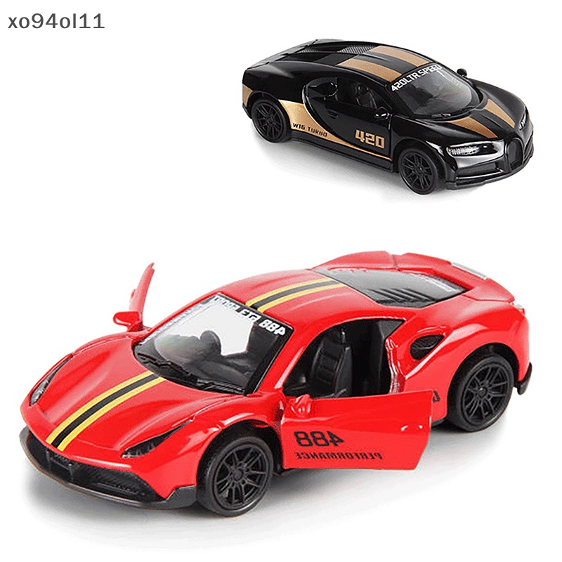 Xo 1Pc 1:43 Bahan Alloy Vintage Diecast Model Mobil Model Mobil Tarik Belakang Klasik Untuk Anak OL