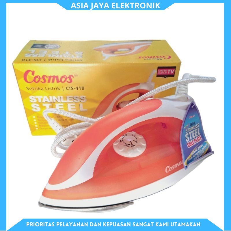 COSMOS SETRIKA CIS 418 / CIS-418 / CIS418 (400W) GARANSI RESMI