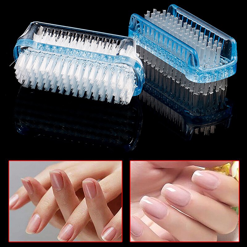 Power Nail Art Sikat Debu Pembersih Gosok Brush Dua Sisi Soft Cleaner Manicure ID