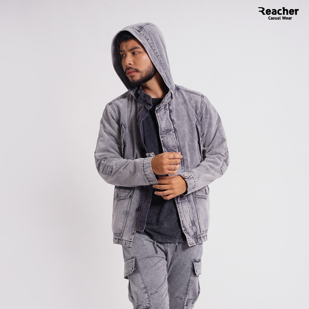 Reacher - Jacket - BERN - Washed Parka Jacket