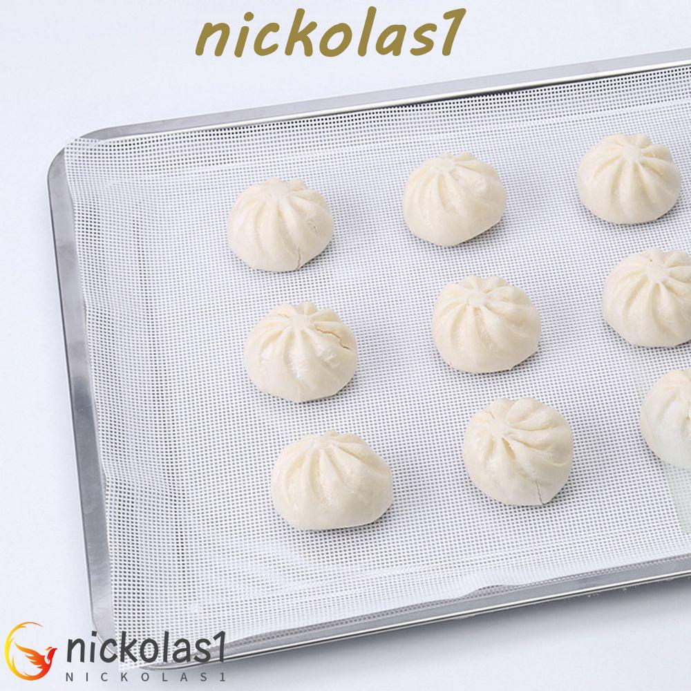 Nickolas1 Pastry Dim Sum Mesh Safety Alat Dapur Silikon Praktis Matras Dehydrator Buah Anti Lengket