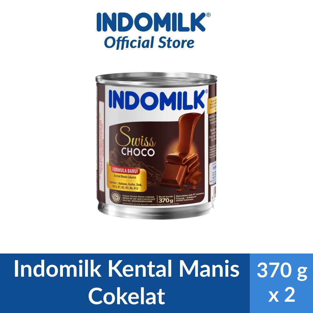 

Indomilk Kental Manis Coklat Kaleng 370 gr x 2