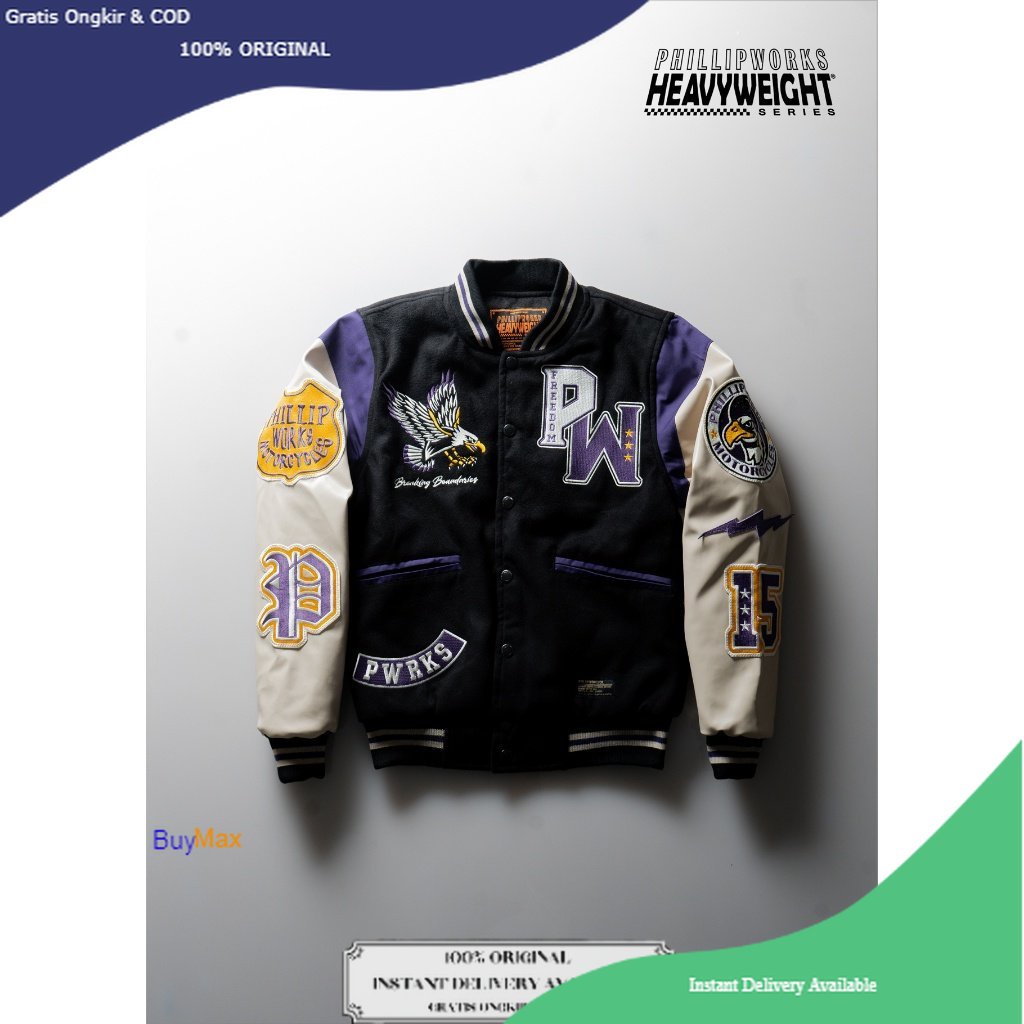 Phillipworks Breaking Boundaries Varsity / BuyMax / Phillip Works / Jaket PhillipWorks Heavyweight S