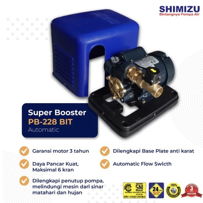 SHIMIZU PB228BIT Pompa Pendorong Air Otomatis Booster Pump