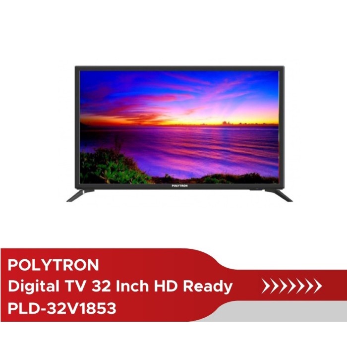 Polytron PLD32V TV 32 Inch HD Ready Digital TV PLD 32V 1853