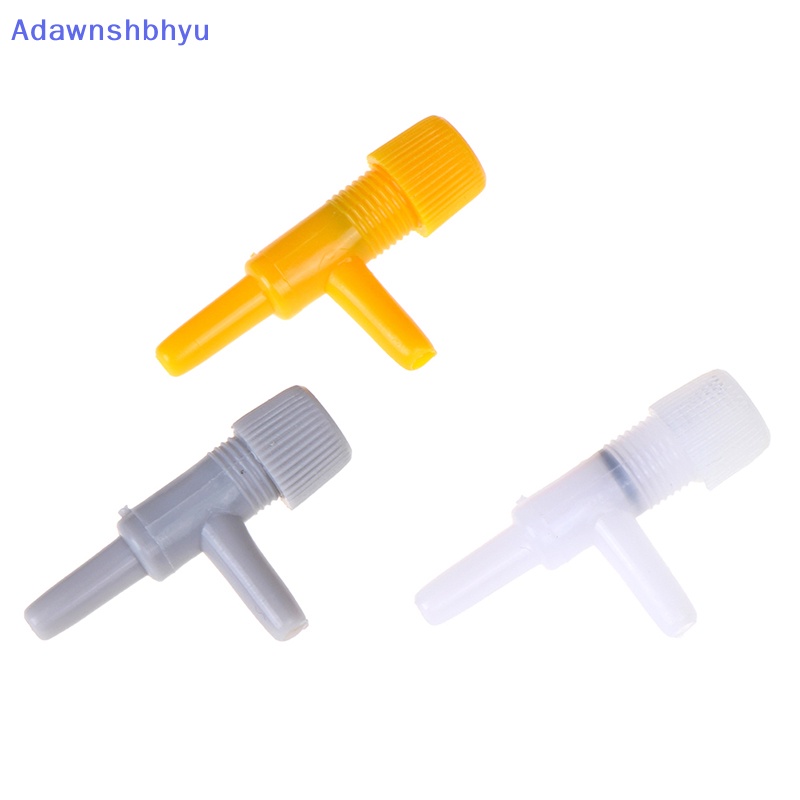 Adhyu 10Pcs Aquarium Air Line Tubing Volume Flow Control Valve Pompa Udara Oksigen   Id