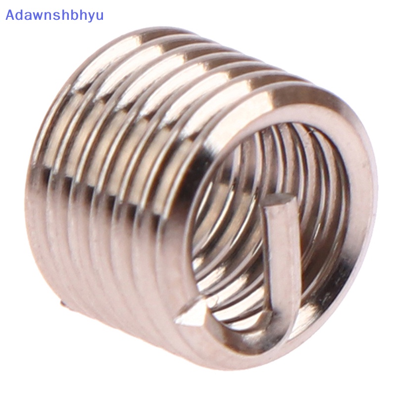 Adhyu 50Pcs Wire Thread Insert M6 X 1.0 1.5D Insert Helicoil Wire Thread Repair Insert ID