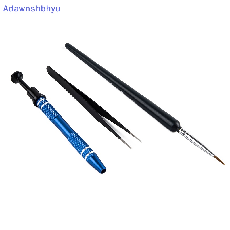 Adhyu 4Pcs /set Lube Brush Pinset Switch Stem Holder Tools Untuk MX Keyboard Mekanik ID