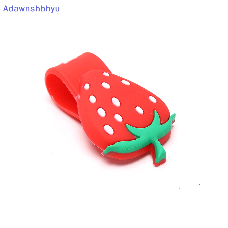 Adhyu Cute Fruit Flower Cable Winder Kabel Organizer Winder Penanda Pelindung Kawat Hold ID